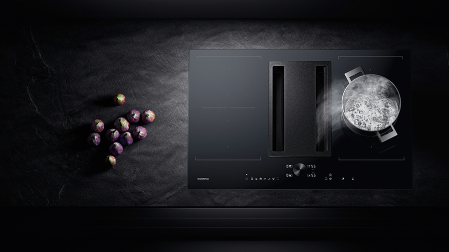 Gaggenau Flex-Induktionskochfeld mit integriertem Lüftungssystem Serie 200