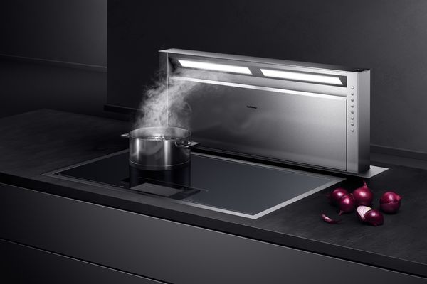 Gaggenau Tischlüftung Serie 400 AL 400 mit Kochfeld CX